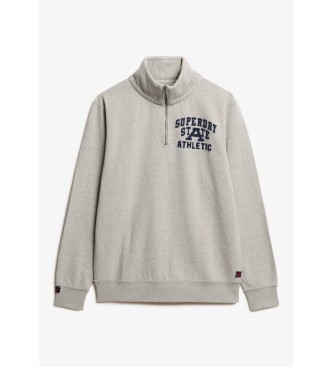 Superdry Vintage Athletic Sweater grijs