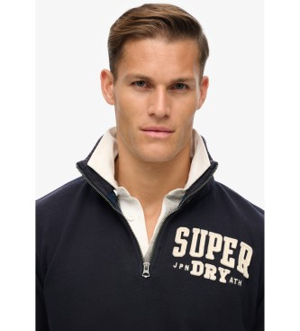 Superdry Vintage Athletic marine trui