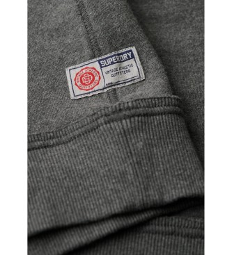 Superdry Vintage Athletic Henley grey sweatshirt