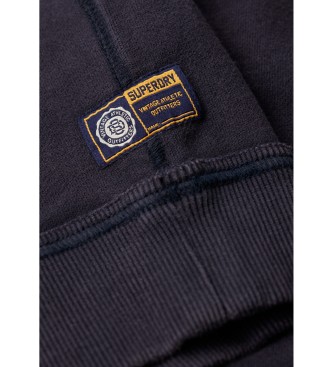 Superdry Vintage Athletic Henley navy sweatshirt