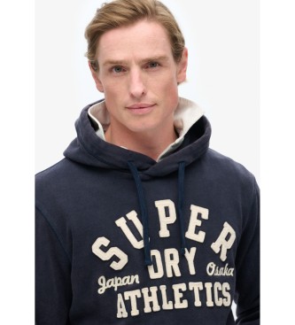 Superdry Sweat vintage Athletic marine