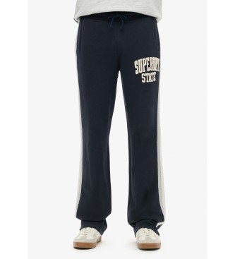 Superdry Pantaloni da jogging atletici vintage blu scuro