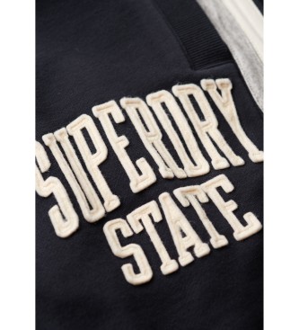 Superdry Vintage Athletic marinbl joggingbyxor