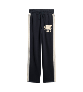 Superdry Vintage Athletic navy jogger trousers