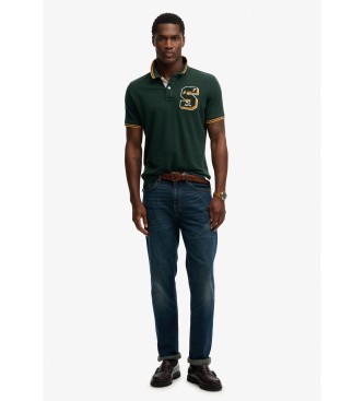 Superdry Polo Vintage Athletic Patch green