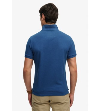 Superdry Vintage Athletic blue polo shirt