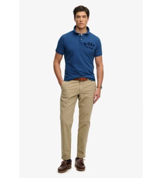 Superdry Vintage Athletic blue polo shirt