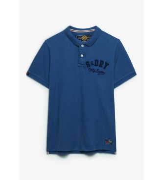 Superdry Vintage Athletic blue polo shirt