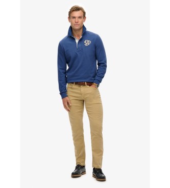 Superdry Vintage Athletic Rugby blue polo shirt