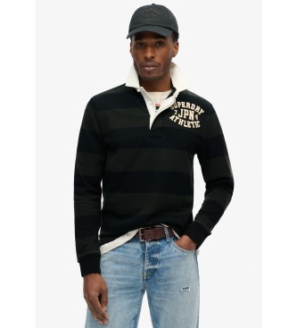 Superdry Sportpolotrja svart, grn