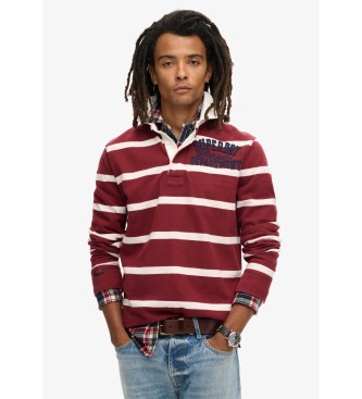 Superdry Polo Athletic czerwone