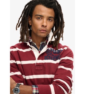 Superdry Polo Sportief rood