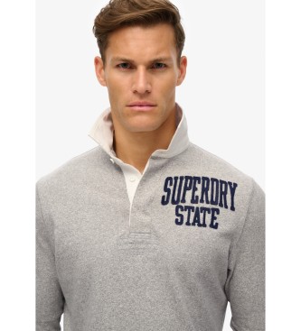 Superdry Polo athltique gris