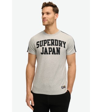 Superdry Vintage Athletic Str grijs T-shirt 