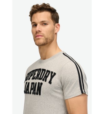 Superdry Vintage Athletic Str grijs T-shirt 