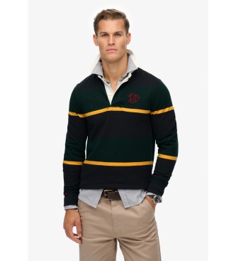 Superdry Vintage Rugby green polo shirt