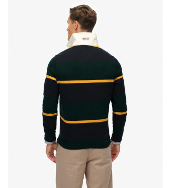 Superdry Vintage Rugby green polo shirt