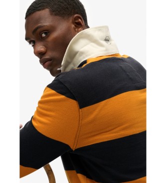 Superdry Polo Vintage Athletic Stripe Rugby orange