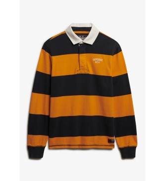 Superdry Polo Vintage Athletic Stripe Rugby orange