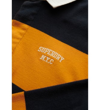 Superdry Polo Vintage Athletic Stripe Rugby orange