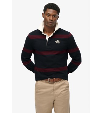 Superdry Vintage Athletic Eagle navy polo shirt