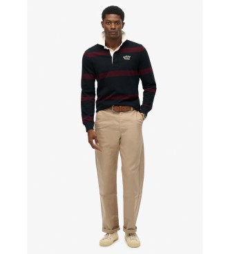 Superdry Vintage Athletic Eagle navy polo shirt