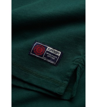 Superdry Vintage Athletic Eagle polo donkergroen