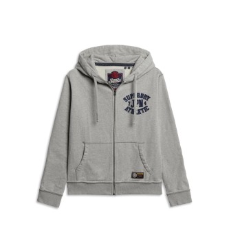 Superdry Felpa atletica vintage grigia