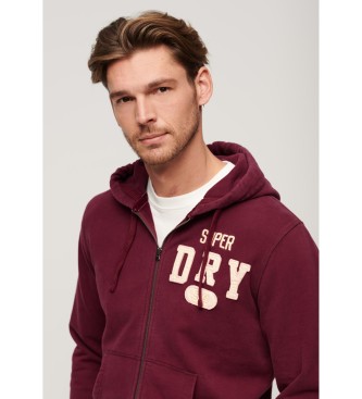 Superdry Sweatshirt atltica vintage castanha 