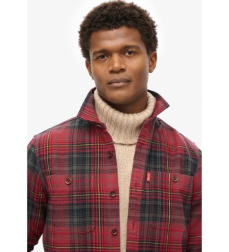 Superdry Surchemise vintage  carreaux rouges