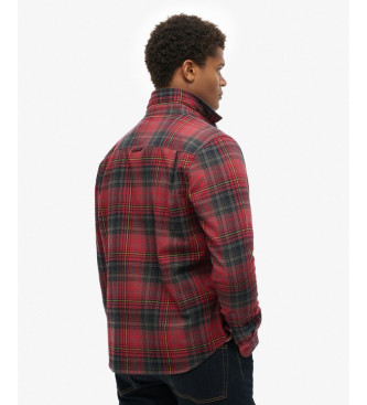 Superdry Vintage red checked overshirt