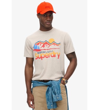 Superdry Gorra con bordado vintage naranja