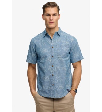 Superdry Camisa azul Vintage Loom
