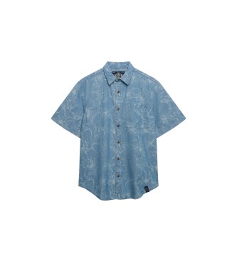 Superdry Camisa azul Vintage Loom