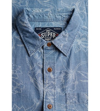 Superdry Camisa azul Vintage Loom