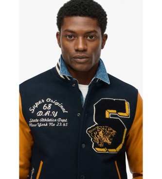 Superdry Vintage naszywana kurtka Varsity mairno