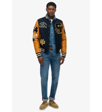 Superdry Vintage naszywana kurtka Varsity mairno