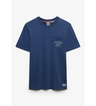 Superdry Vintage-Taschen-T-Shirt navy