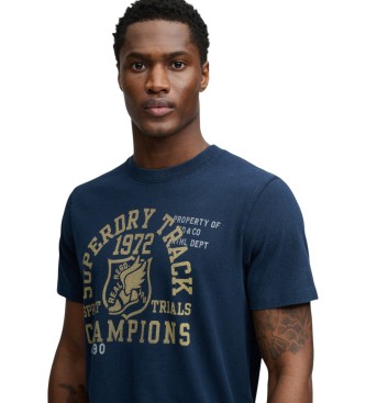 Superdry Camiseta Vintage Relaxed marino