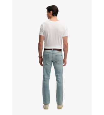 Superdry Vintage Slim Straight Jeans w kolorze niebieskim