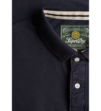 Superdry Vintage Stripe navy polo shirt