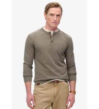 Superdry T-shirt vintage textur marron