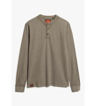 Superdry T-shirt vintage textur marron