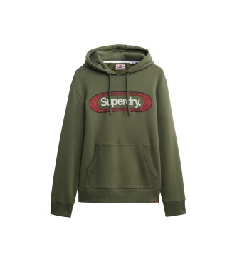 Superdry Sweat à capuche Vintage Trade Tab vert militaire
