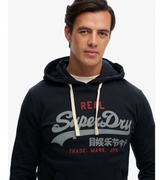 Superdry Sweater Vl Classic marineblauw