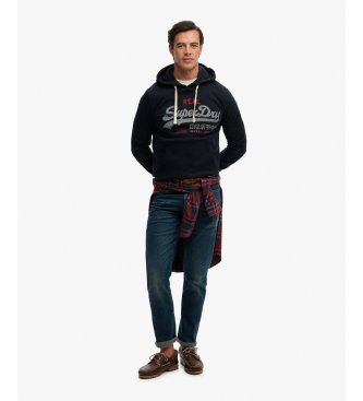 Superdry Sweater Vl Classic marineblauw