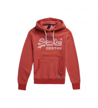 Superdry Sweatshirt Vl Tri vermelho