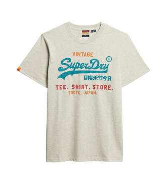 Superdry Sproščena majica Vl Cali siva
