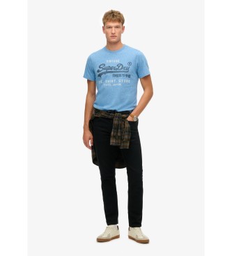 Superdry Maglietta classica rilassata Vl blu