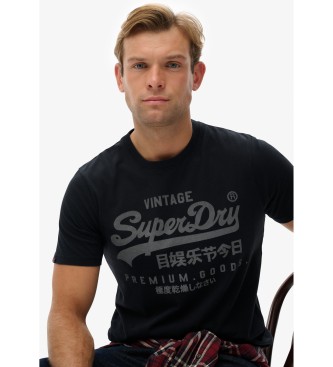 Superdry T-shirt Classic navy